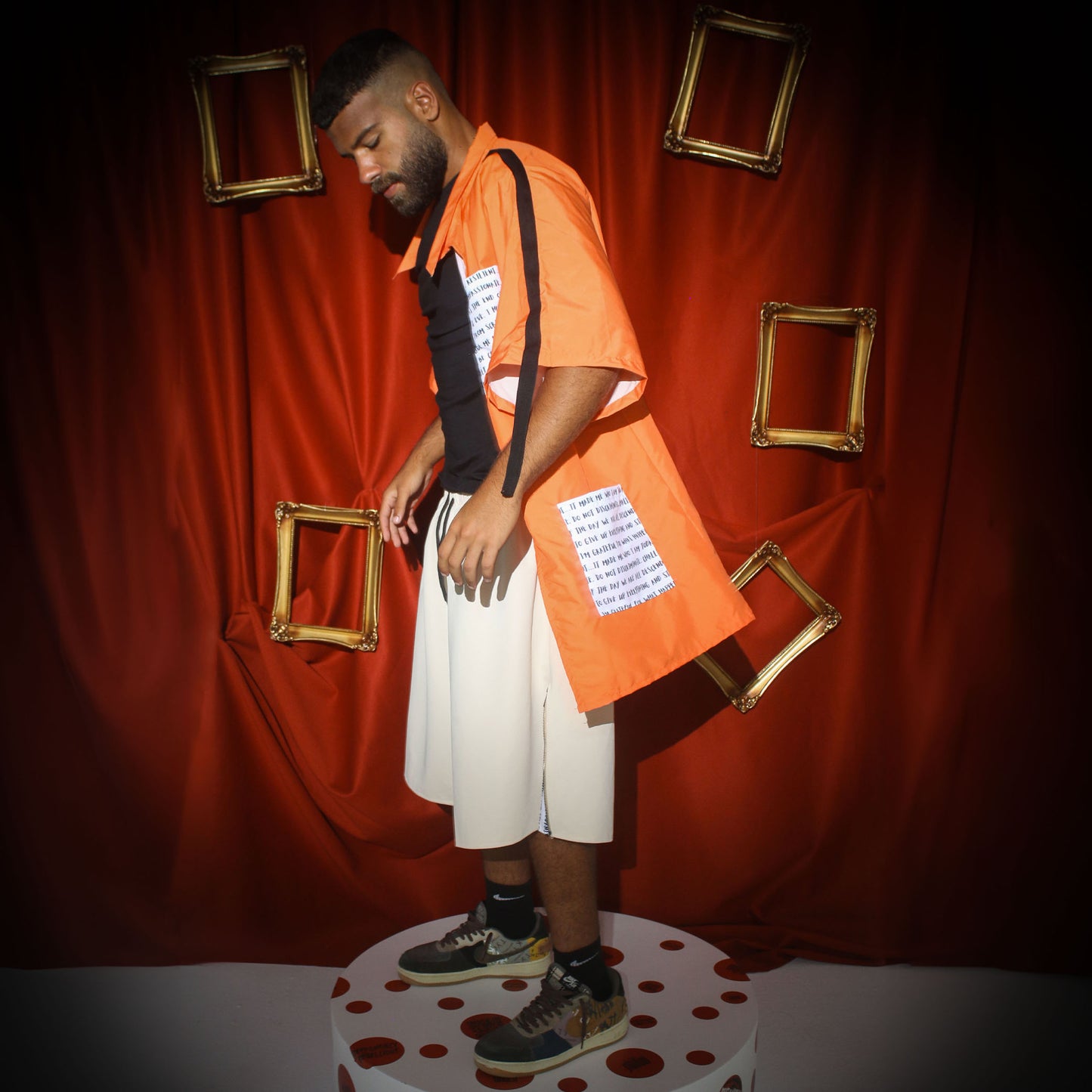 Orange light Jacket
