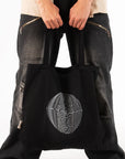 Black IFTW Oversized Tote Bag