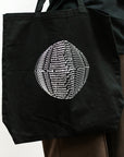 Black IFTW Oversized Tote Bag